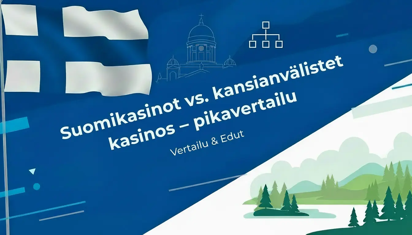 Suomikasinot ja kansainväliset nettikasinot vertailussa