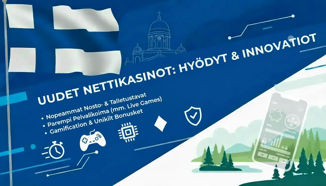 Uusien nettikasinoiden tarjonta suomalaisille pelaajille